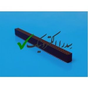 پین هدر گام 1.27 میلی متر 2 در 40 مادگی SMD صاف (SMT)