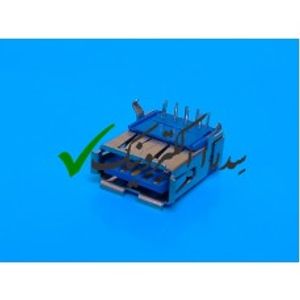 کانکتور USB 3.0 نوع A روبردی ماده رایت
