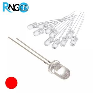 LED لیزری / شیشه ای قرمز 5mm