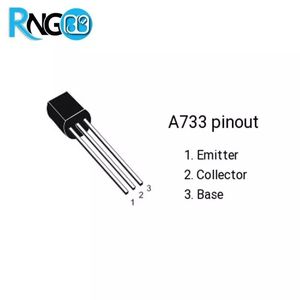 ترانزیستور مثبت 50V -0.1A 0.25W- مدل 2SA733