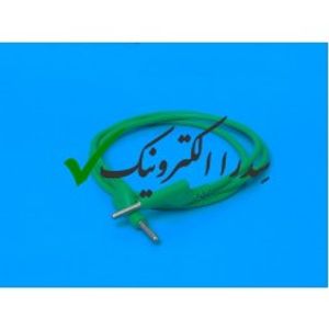 کابل دو سر موزی سبز درجه 1