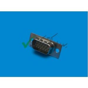 دی کانکتور روبردی صاف سوزنی نر VGA صنعتی طلایی