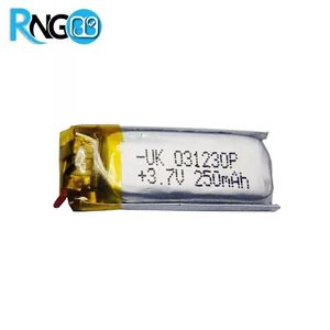 باتری لیتیوم پلیمر 3.7v-250mAh سایز 031230 مارک UK