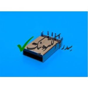 کانکتور USB 2.0 نوع A روبردی نر DIP رایت (THT)