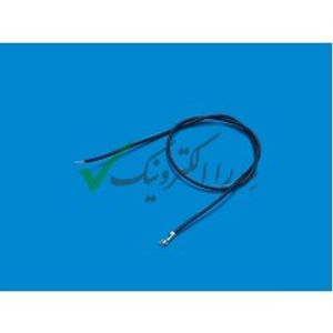 سیم یک سر پین خورده ی کانکتور 1.25 میلیمتر PicoBlade مشکی