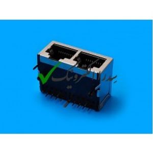 کانکتور RJ45 روبردی رایت تمام فلزی 1 در 2 بدون LED
