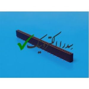 پین هدر گام 1.27 میلی متر 1 در 40 مادگی SMD صاف (SMT)