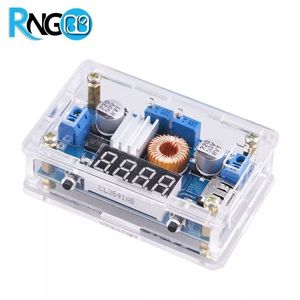 ماژول کاهنده ولتاژ XL4015 دارای CV و CC مجهز به USB و LED وضعیت + جعبه