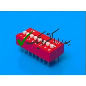 دیپ سوئیچ 8 کلید 16 پین