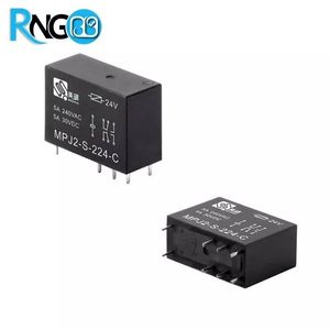 رله 24V 5A کتابی مدل MPJ2-S-224-C مارک MEISHUO