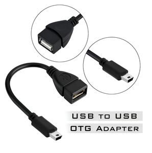 رابط تبدیل USB به mini USB سیم‌دار OTG | اتصال سریع با طراحی ذوزنقه‌ای پورت mini - فروشگاه اینترنتی نلکا عمده فروشی