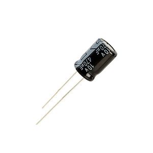 خازن الکترولیتیک 10V 470µF (پایه بلند) – بسته 100 عددی