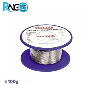 سیم لحیم 0.4mm 100g استاندارد Sn63 Pb37 برند Soldex