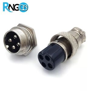 کانکتور فلزی نظامی 4PIN GX16 (نری+مادگی)
