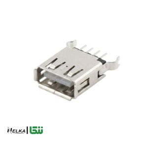 جک USB مادگی ایستاده بلند DIP بردی