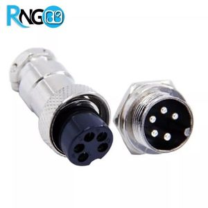 کانکتور فلزی نظامی 5PIN GX16 (نری+مادگی)