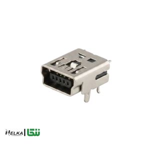 جک مادگی Mini USB ذوزنقه‌ای مخصوص برد - فروشگاه اینترنتی نلکا عمده فروشی