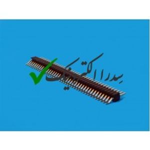 پین هدر گام 1.27 میلی متر 1 در 40 نری SMD رایت (SMT)