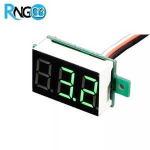 ماژول ولتمتر 3 دیجیت DC0-99.9V سایز 0.28 اینچ رنگ سبز