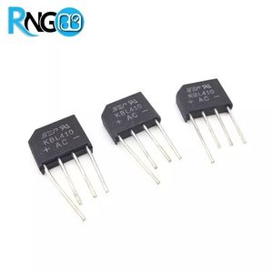 پل دیود 1000V / 4A تخت شانه ای KBL410