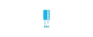 خازن‌های الکترولیت 16V