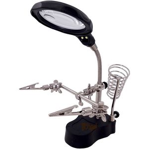 قیمت و خرید پایه هویه و گیره مونتاژ ذره بین دار TE-801