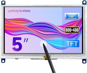 نمایشگر لمسی 5 اینچ HDMI برند Waveshare مدلB