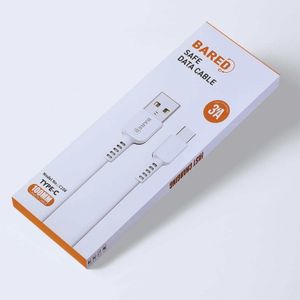 کابل انتقال دیتا و شارژر USB به Type-C برند BARED