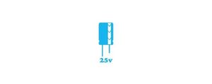 خازن‌های الکترولیت 25V