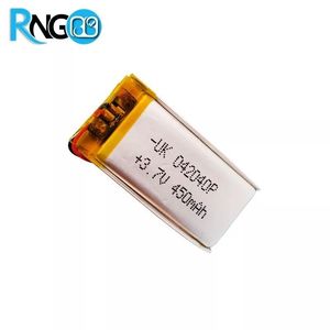 باتری لیتیوم پلیمر 3.7v-450mAh سایز 042040 مارک UK