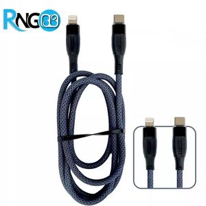 کابل Type-C به لایتنینگ آیفون فست شارژ کنفی رنگی 1m
