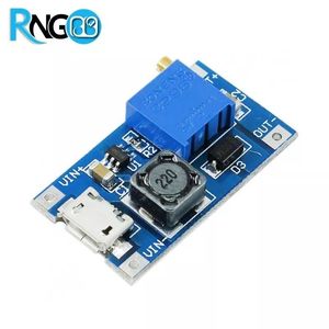 ماژول مبدل DC-DC افزاینده 2A دارای ورودی Micro USB ولتاژ خروجی متغیر