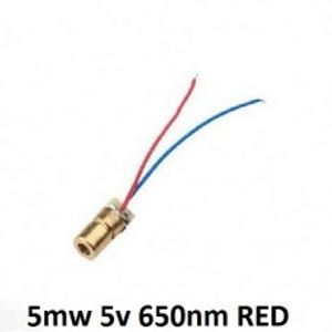 لیزر قرمز 5mW 5v