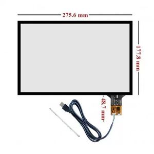 تاچ خازنی 12.1 اینچ با درایور GT9271 قابلیت اتصال با 6 پین I2C و USB مدل STC-12191