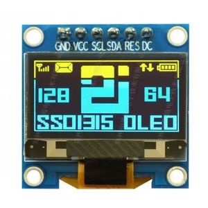 OLED 0.96 inch OLED display module 128x64 SSD1306 IIC SPI / Yellow & Blue