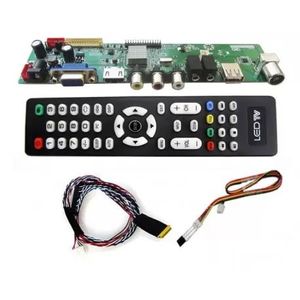 برد بسیار کاربردی HDMI,VGA,AV 2 LCD با ریموت و.... برد تصویری