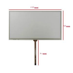 تاچ مقاومتی 7.0 اینچ 4پین وسط فلت (کیفیت خوب)Touch 7 inch