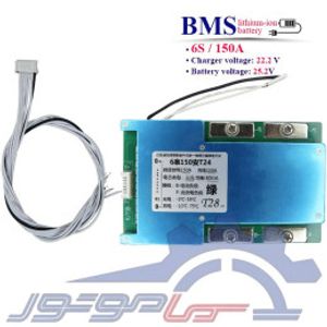 ماژول محافظ شارژ باتری لیتیوم یون 6 سل 150 آمپر