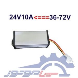 مبدل کاهنده 36 الی 72 ولت به 24 ولت 10 آمپر dc به dc