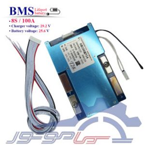 ماژول محافظ شارژ باتری لیتیوم فسفات 8 سل 100 آمپر
