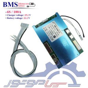 ماژول محافظ شارژ باتری لیتیوم یون 6 سل 100 آمپر