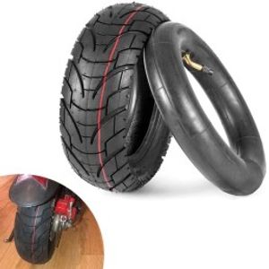 ست لاستیک اسکوتری بادی ضخیم سایز 10 اینچ 6-80/65 به همراه تیوب