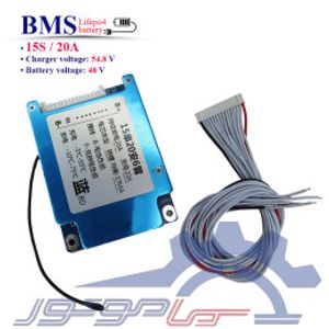 ماژول محافظ شارژ باتری لیتیوم فسفات 15 سل 20 آمپر