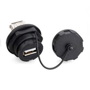 کانکتور ضد آب USB2 مادگی YU-USB2-JSX-01-001