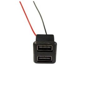 کانکتور مادگی USB دو ردیفه ضد آب 2 سیم
