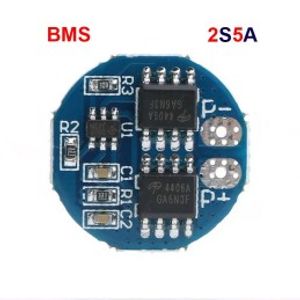 ماژول محافظ شارژ باتری لیتیومی 2 سل 5 آمپر BMS 2S 5A