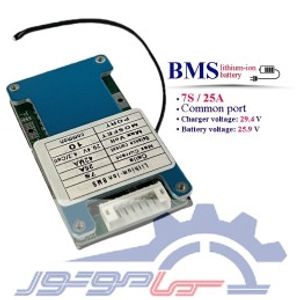 ماژول محافظ شارژ باتری لیتیوم یون 7 سل 25 آمپر
