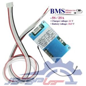 ماژول محافظ شارژ باتری لیتیوم یون 5 سل 25 آمپر