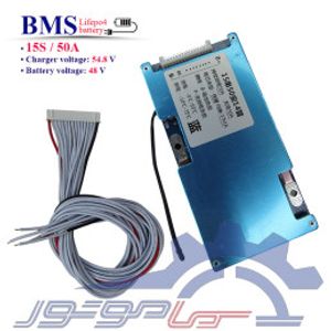 ماژول محافظ شارژ باتری لیتیوم فسفات 15 سل 50 آمپر