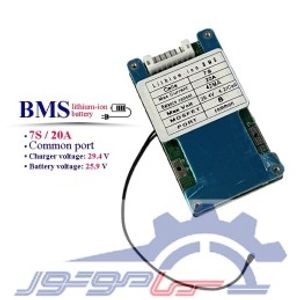ماژول محافظ شارژ باتری لیتیوم یون 7 سل 20 آمپر